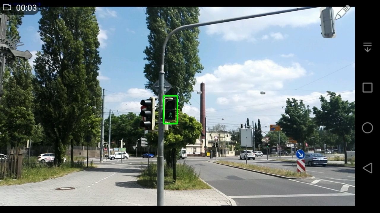 Traffic Light Pilot for Visually Impaired People - Green Light