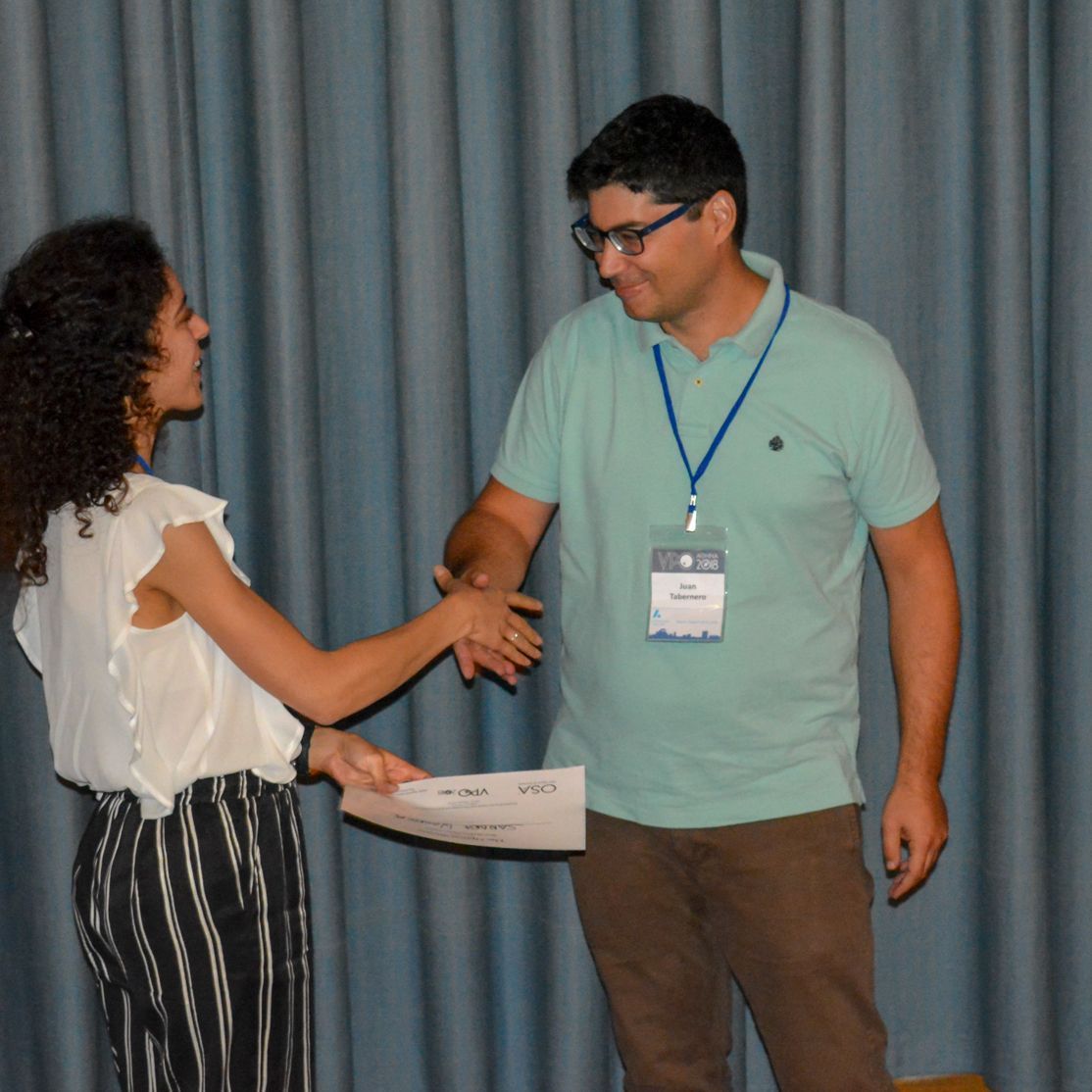Sandra Wagner receives the Best Student Paper Award VPO Meeting 2018 in Athens, Greece
