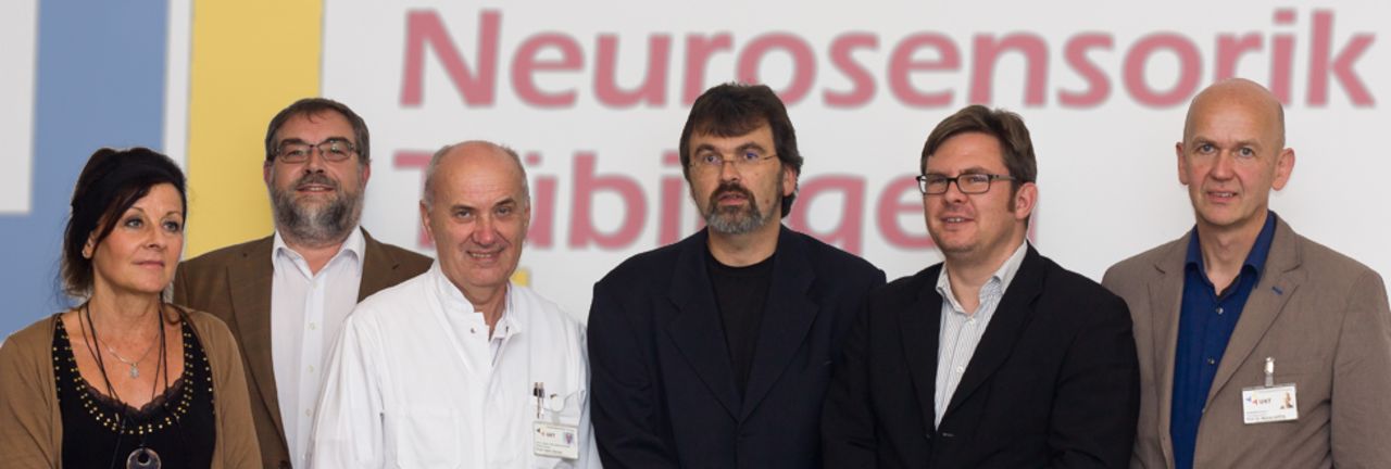 The German MPs René Röspel and Martin Rosemann were informed on the research and patient care in otolaryngology and ophthalmology under a common roof of the Centre for Neurosensory systems