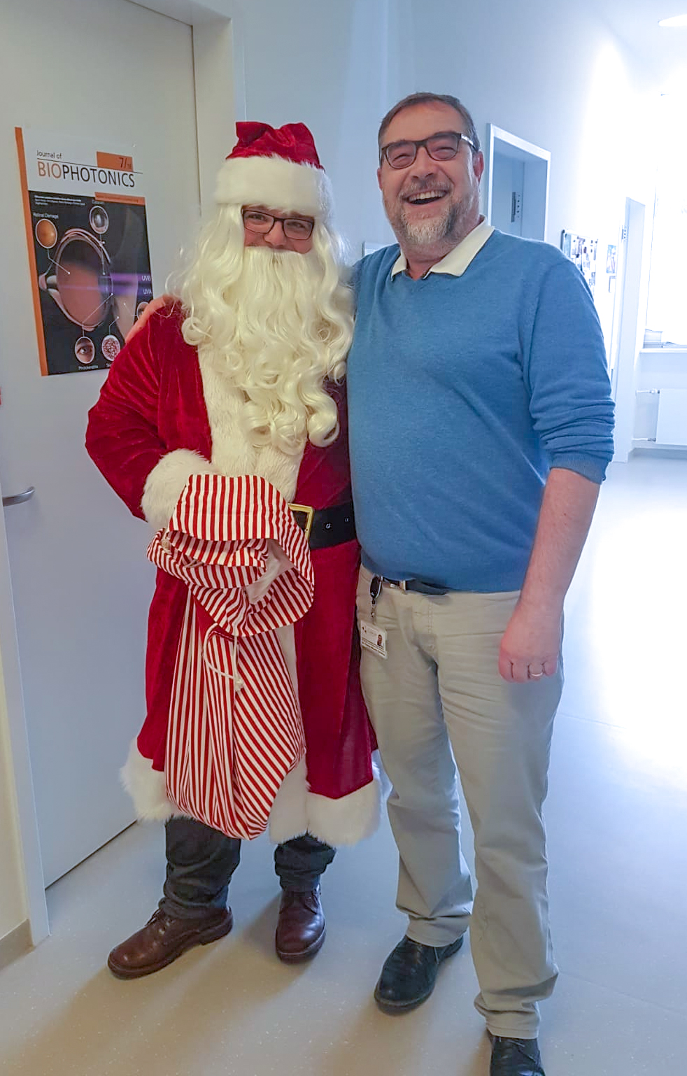 Santa Claus at the Department of Ophthalmology